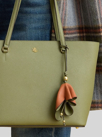 Lauren Ralph Lauren Brelok do kluczy z naturalnej skóry Terakotowy 1