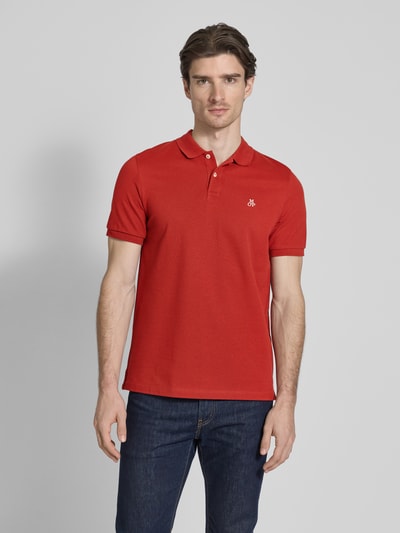 Marc O'Polo Regular Fit  Poloshirt aus reiner Baumwolle Bordeaux 4