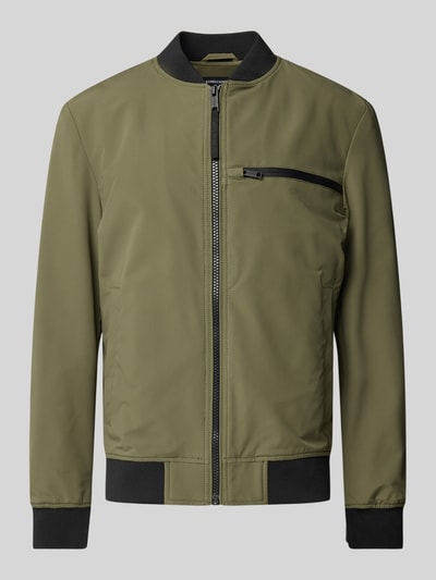 Strellson Jacke mit Stehkragen Modell 'Clearwater Flex' Khaki 2