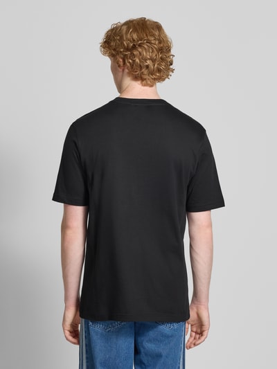 adidas Originals T-shirt met labelstitching Zwart - 5