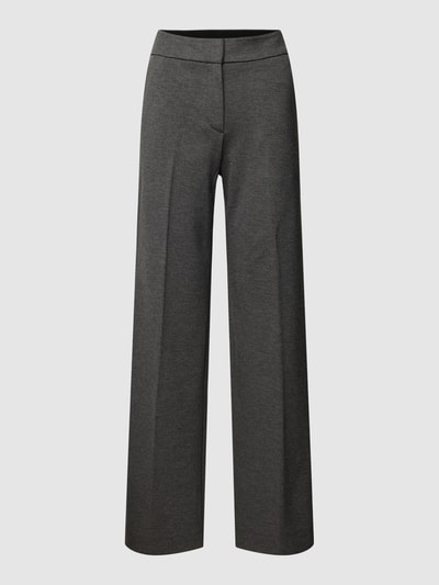 s.Oliver BLACK LABEL Stoffen broek met persplooien Middengrijs gemêleerd - 2