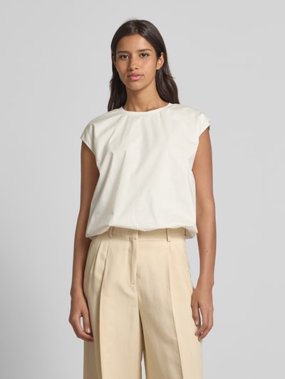 Jake*s Collection Relaxed fit blouseshirt met kapmouwen Beige - 4