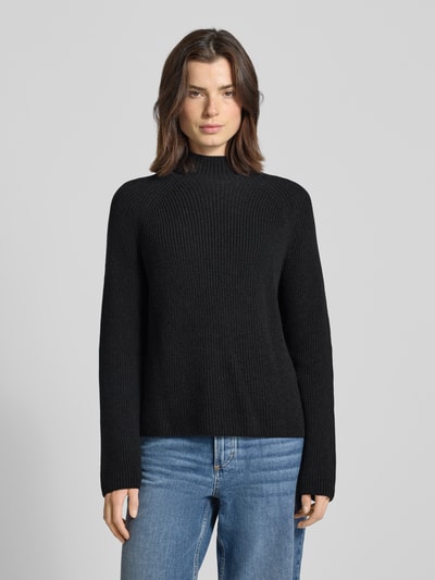 Marc O'Polo Regular Fit Strickpullover aus reiner Baumwolle Dunkelgrau 4