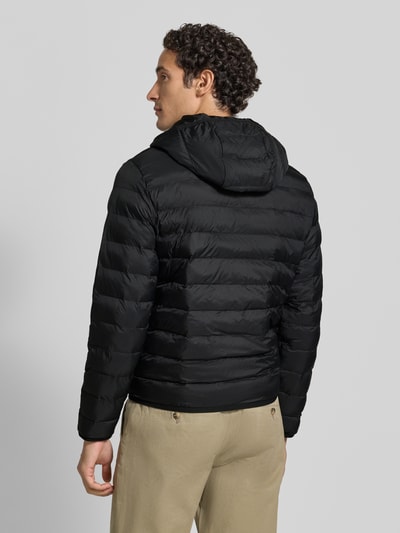 Lacoste Regular fit bomberjack met down-vulling Zwart - 5