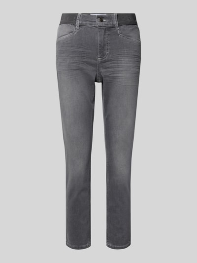 Angels Slim fit 7/8-jeans met elastische band, model 'ORNELLA SPORTY' Lichtgrijs - 2