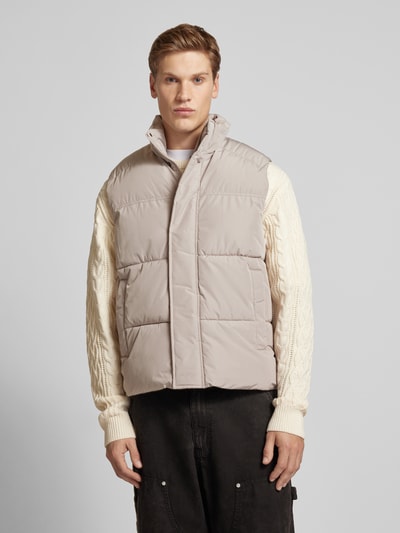 Jack & Jones Bodywarmer met opstaande kraag, model 'BRADLEY' Beige - 4