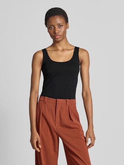 someday. Top krój slim fit z dodatkiem wełny model 'KÄTHI' Czarny 4