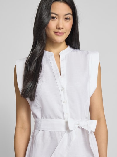 ARMANI EXCHANGE Sukienka mini z wiązanym paskiem Biały 3