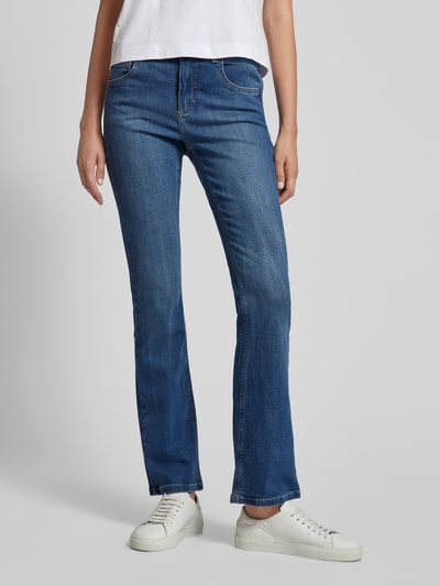 Angels Bootcut jeans in 5-pocketmodel, model 'LENI' Blauw - 4