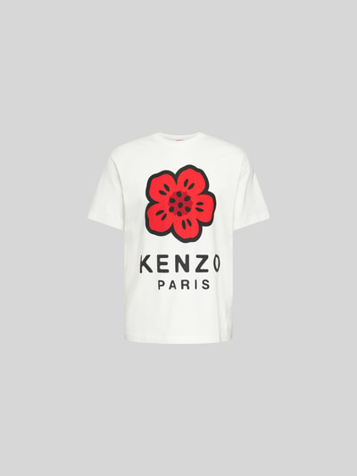 Kenzo T-Shirt aus reiner Baumwolle Offwhite 2