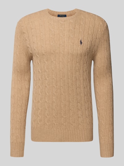 Polo Ralph Lauren Regular Fit Strickpullover aus Woll-Kaschmir-Mix Camel 2