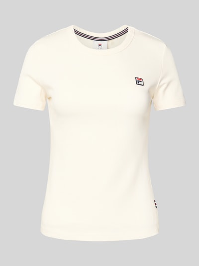 FILA T-shirt met labelstitching, model 'BIELLA' Zand - 2