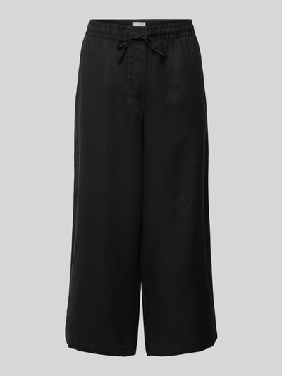 Christian Berg Woman Wide Leg Stoffhose mit Tunnelzug Black 2