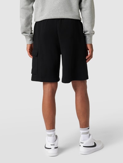 Nike Sweatshorts met labelstitching Zwart - 5