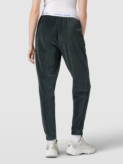 TOMMY HILFIGER Jogpants mit elastischem Bund Modell 'HERITAGE' Anthrazit 5