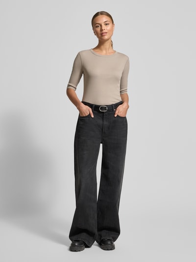 Drykorn T-Shirt mit 1/2-Arm Modell 'SELAY' Stein 1