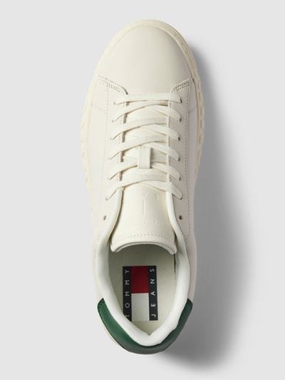 Tommy Jeans Sneaker aus echtem Leder Weiss 4