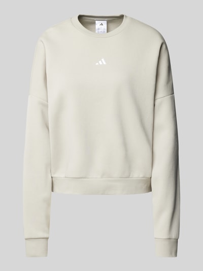 ADIDAS SPORTSWEAR Sweatshirt mit Label-Stitching Hellgrau 2