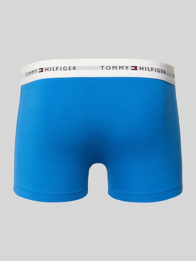 Tommy Hilfiger Obcisłe bokserki o kroju slim fit z mieszanki bawełny w zestawie 3 szt. Bordowy 3