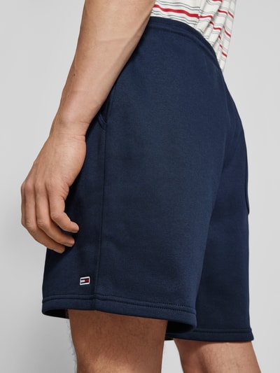 Tommy Jeans Regular Fit Sweat Shorts aus Baumwoll-Mix mit Logo-Stitching Marine 3