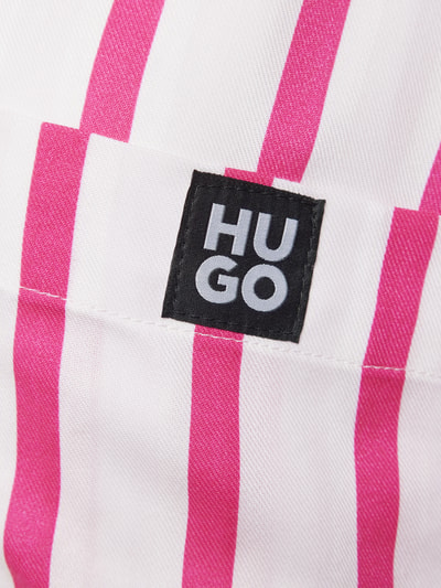 HUGO Pyjama-Oberteil mit Brusttasche Modell 'JADE' Pink 2