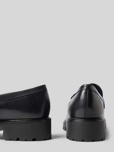 Produktfoto, schwarze Loafer aus echtem Rindsleder Modell 'KENOVA' von Vagabond, glatte Oberflächen, Damen Loafer von Vagabond