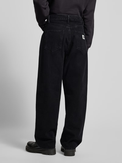 Carhartt Work In Progress Loose fit jeans in 5-pocketmodel, model 'Brandon' Zwart - 5