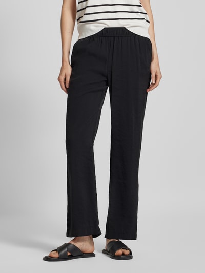 Toni Dress Regular Fit Hose mit elastischem Bund Modell 'Summer' Black 4