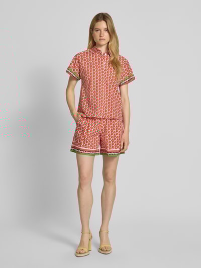 Marc Cain Regular Fit Bluse mit 1/2-Arm Koralle 1