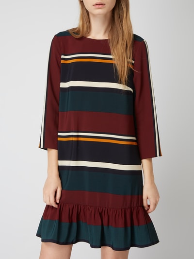 Jake*s Collection Kleid mit Streifenmuster  Aubergine 3