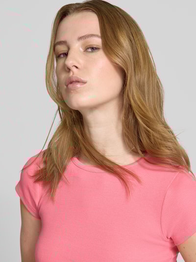 Review T-Shirt mit Rundhalsausschnitt Pink 3