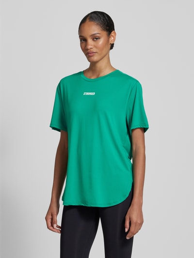 Stronger T-Shirt mit Label-Print Grass 4