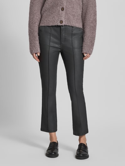 OPUS Flared Jeans mit französischen Eingrifftaschen Modell 'Ebbi' Black 4