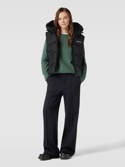 Marc O'Polo DENIM Steppweste mit Kapuze Black 1