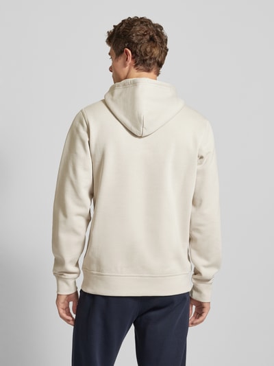 CHAMPION Hoodie mit Label-Stitching Beige 5