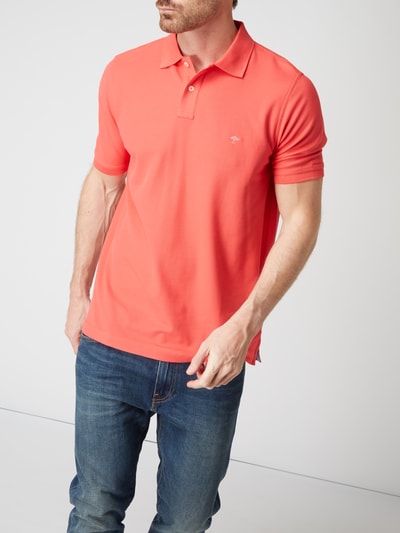 Fynch-Hatton Poloshirt aus Supima-Baumwolle Koralle 3