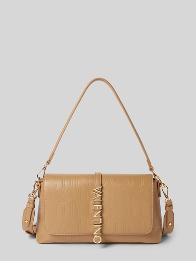 VALENTINO BAGS Handtas met labeldetail, model 'LIO' Camel - 1