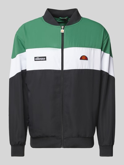 Ellesse Trainingsjacke mit Logo- und Label-Badge Modell 'BROLO' Black 2