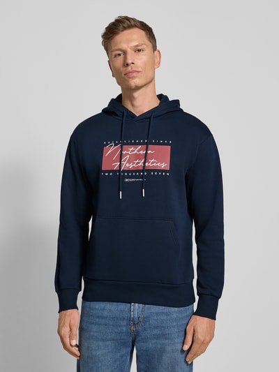 Tom Tailor Denim Regular Fit Hoodie aus Baumwoll-Mix Marine 4