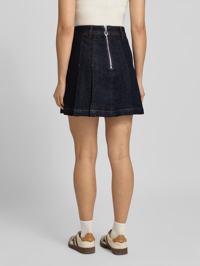 HUGO Mini-Jeansrock aus Baumwoll-Mix Modell 'GERELISE' Dunkelblau 5