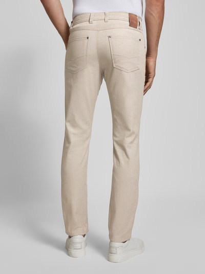 bugatti Stoffhose im 5-Pocket-Design Modell 'CORDOBA' Beige 5