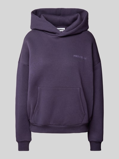 Review Hoodie mit Logo-Print Purple 2