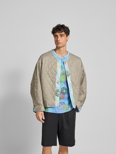 Kenzo Jacke mit Kapuze und Umlegekragen Hellblau 6