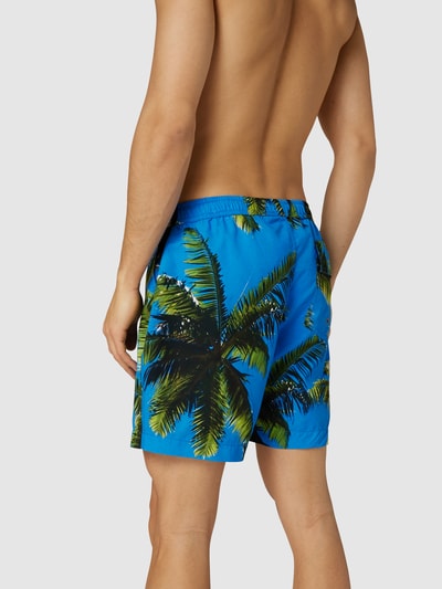 Blue Sky Inn Badehose mit Allover-Motiv-Print Blau 3