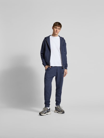 MAISON KITSUNÉ Sweatpants aus reiner Baumwolle Dunkelblau 1