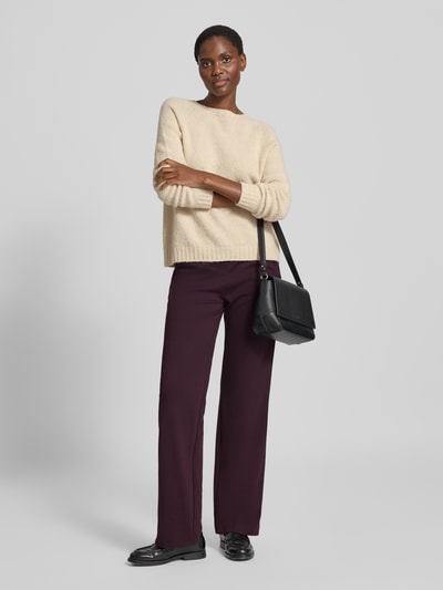 TONI Hose mit Paspeltaschen am Gesäß Modell 'Jenny' Bordeaux 1