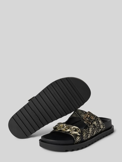 Guess Slides mit Dornschließe Modell 'FATEMA' Black 4