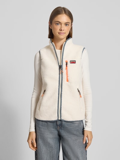 Superdry Weste mit Stehkragen Offwhite 4