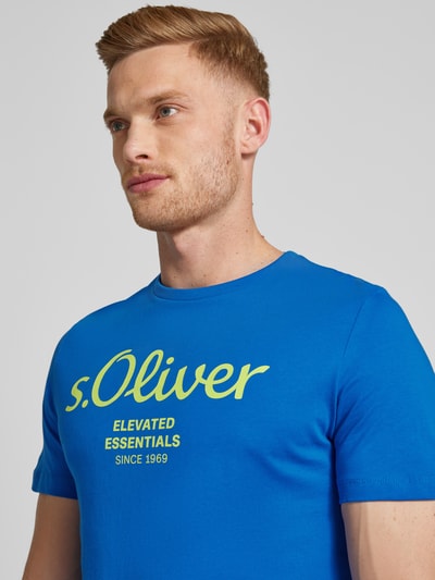 s.Oliver RED LABEL T-Shirt mit Rundhalsausschnitt Ocean 3