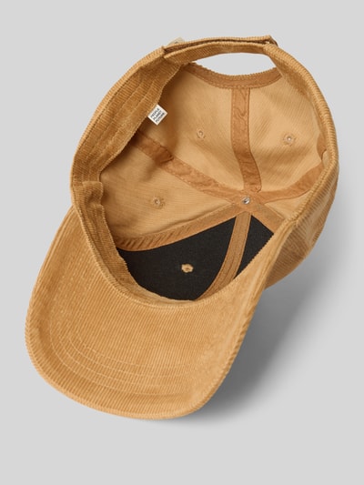 Knowledge Cotton Apparel Cap in Cord-Optik Modell 'Corduroy' Senf 2